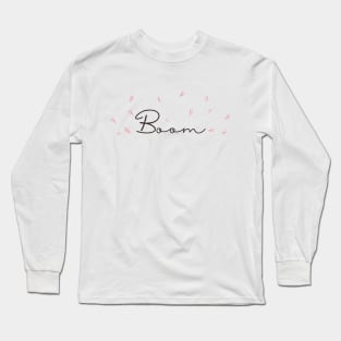 Rose Pedal Boom Long Sleeve T-Shirt